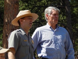 Udall with Ranger Jeff