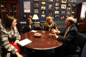 The Backpack Journalists spent time with the Congressman!
