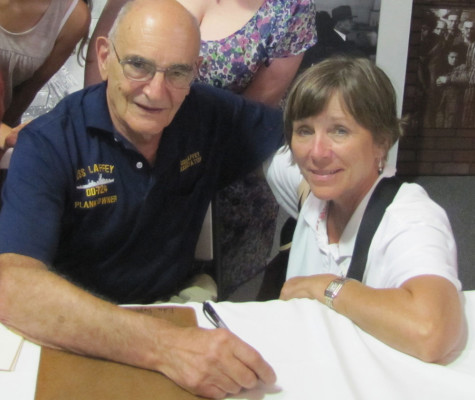 Aristides Phoutrides, QM1/c. USS Laffey with Linda Dennis, A Backpack Journalist