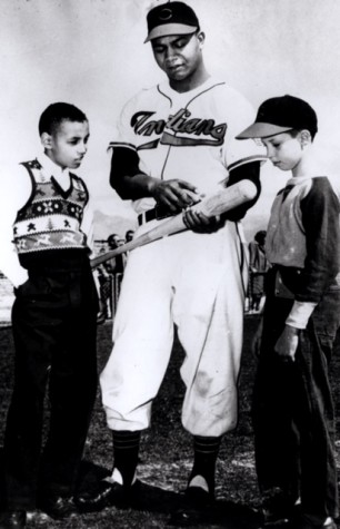 Larry Doby with Tim & Donnie Bossard in Tucson