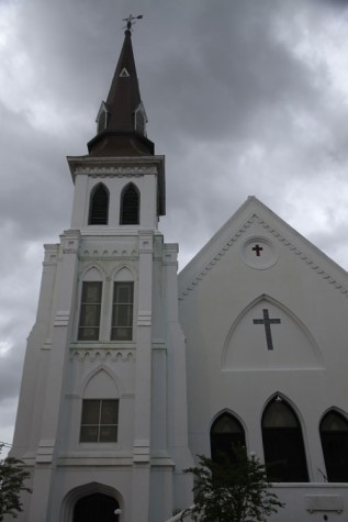 Mother Emanuel AME Church, Charleston, SC right before a thunderstorm.