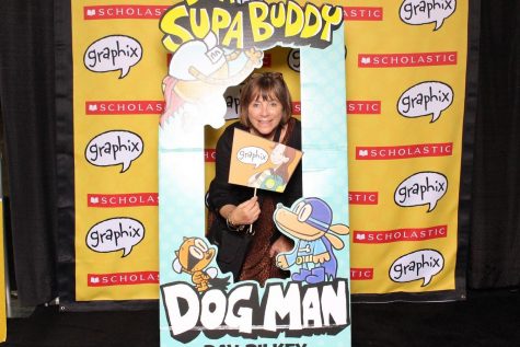 Ms. D - visits with DOG MAN!